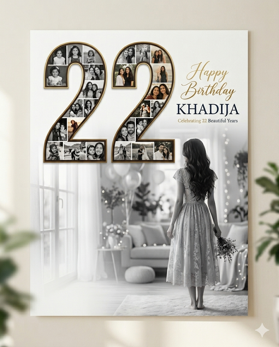 Birthday Collage Poster